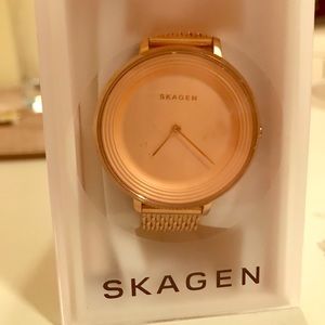 Rose Gold Skagen watch